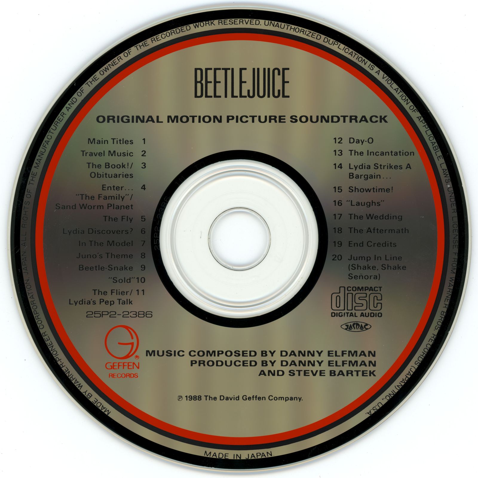 Beetlejuice: Original Motion Picture Soundtrack