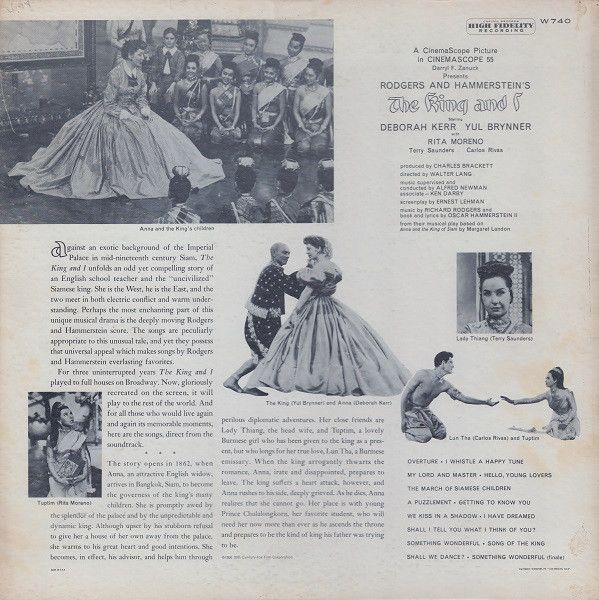 The King and I: From the Sound Track of the Motion Picture