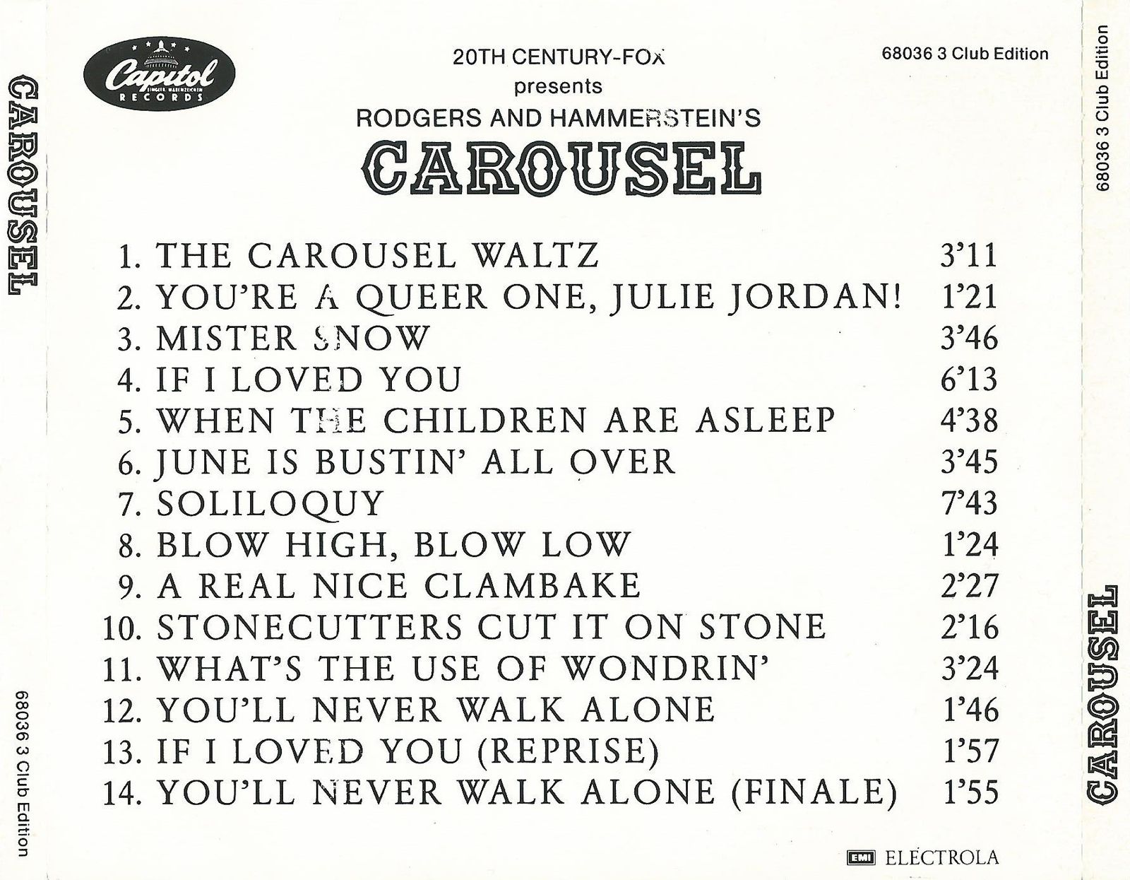 Carousel: From the Sound Track of the Motion Picture
