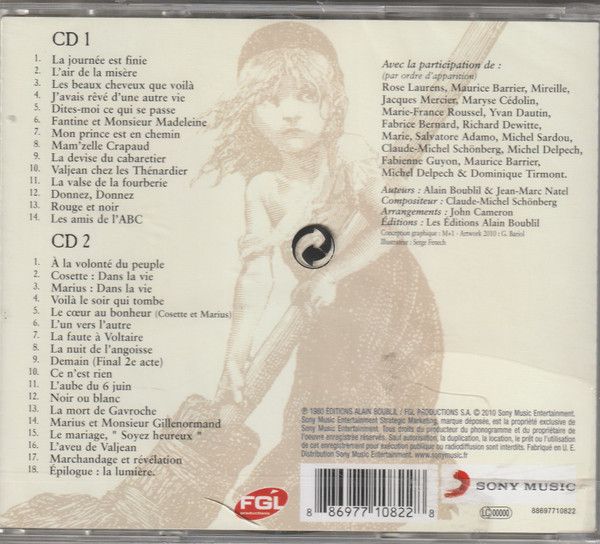 Les Misérables - Version Originale 1980