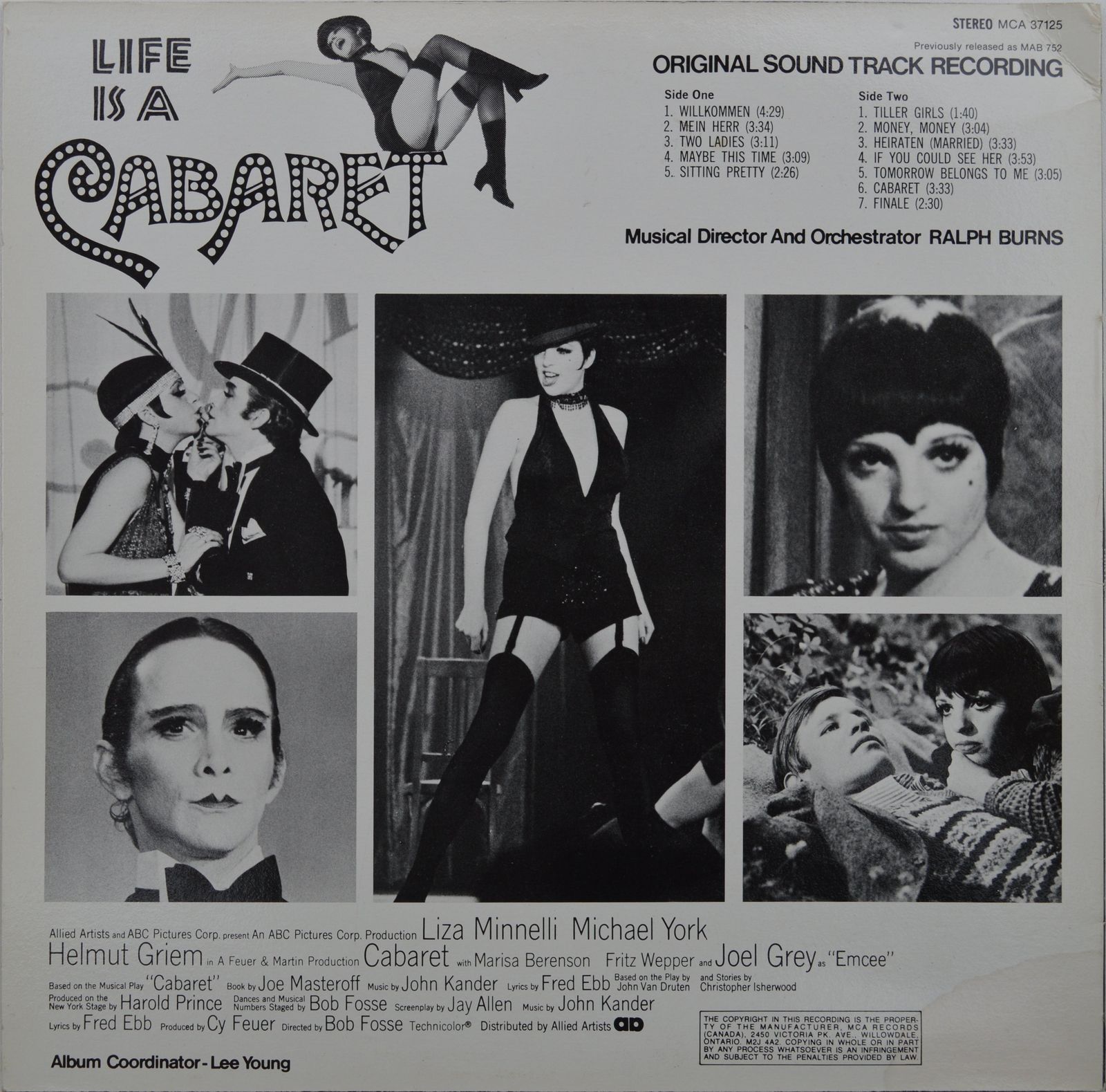 Cabaret (1972 film cast)