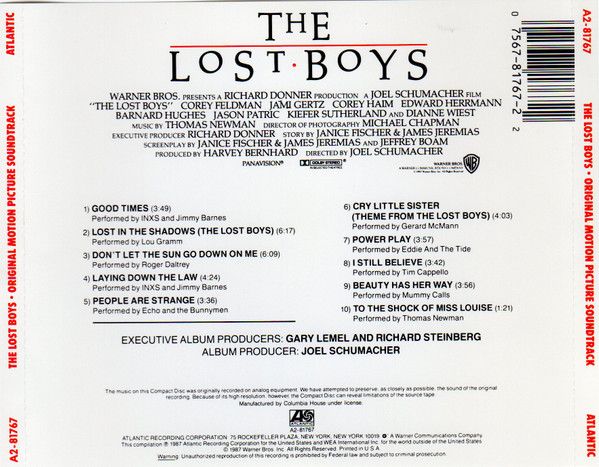 The Lost Boys: Original Motion Picture Soundtrack