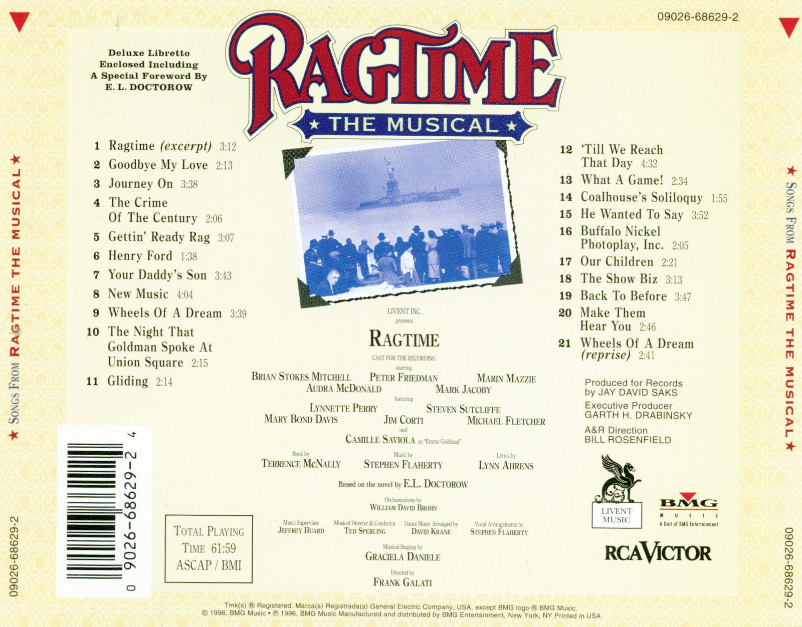 Songs From Ragtime: The Musical