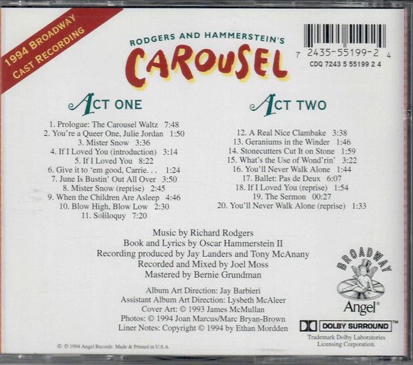 Carousel: 1994 Broadway Cast Recording