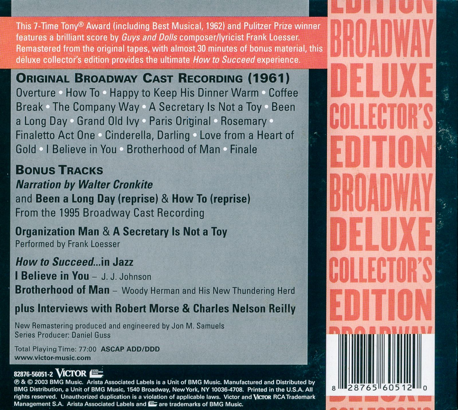 How to Succeed in Business Without Really Trying (Broadway Deluxe Collector’s Edition)