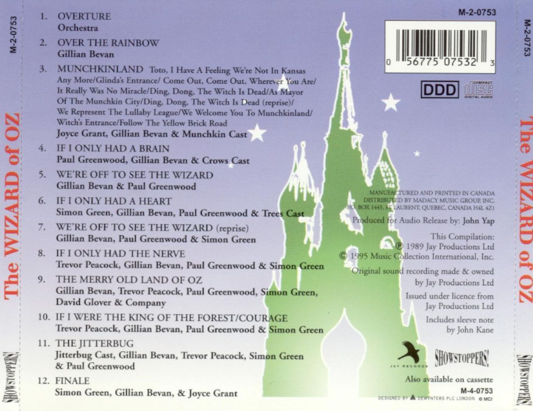 The Wizard of Oz: Highlights from the London Cast Recording