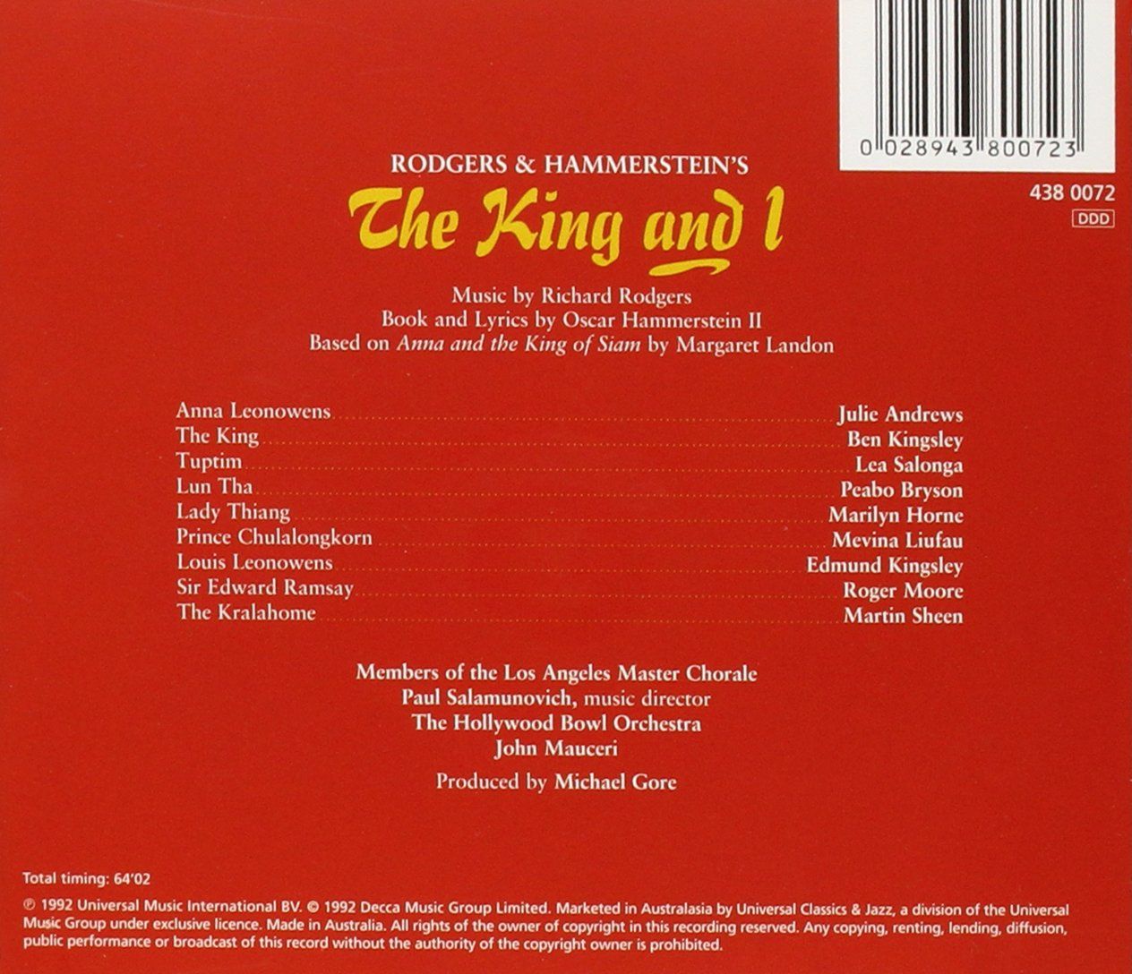 The King and I