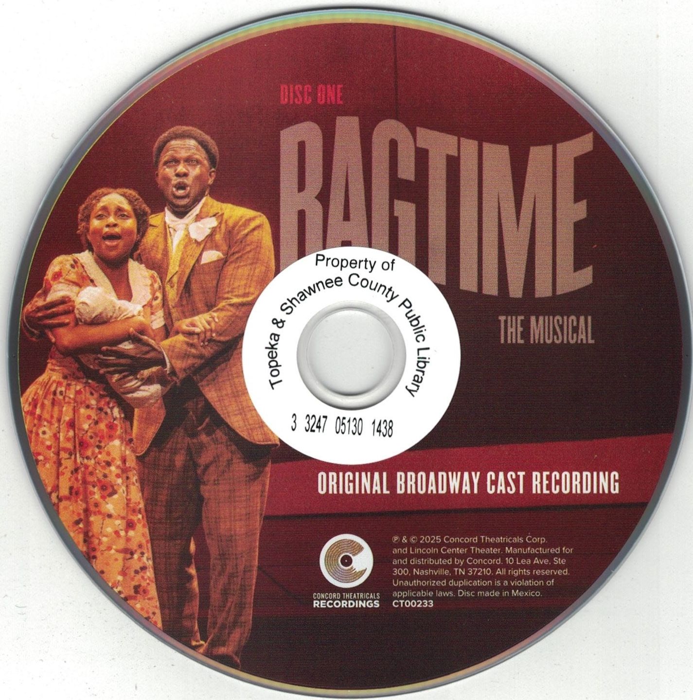 Ragtime the Musical (2025 Broadway Cast Recording)