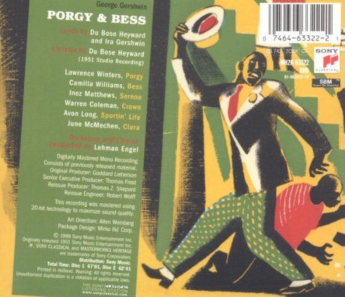 Porgy & Bess: 1951 Studio Recording