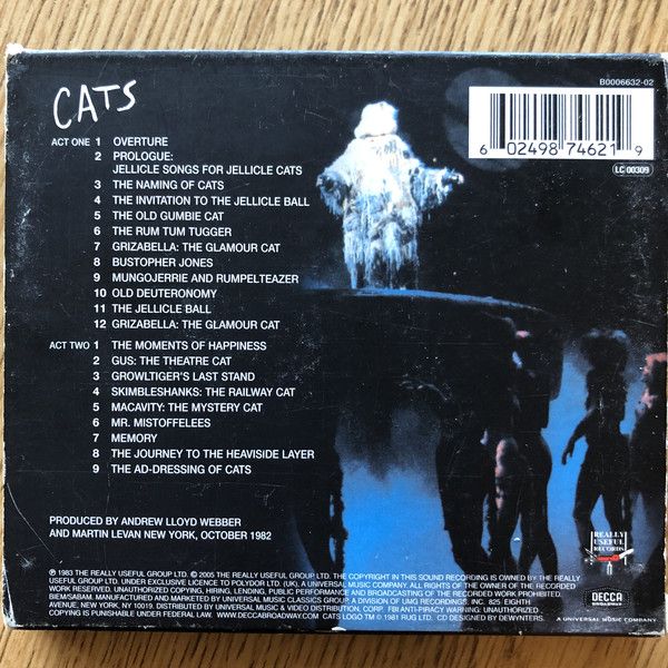 Cats (Complete Original Broadway Cast Recording)