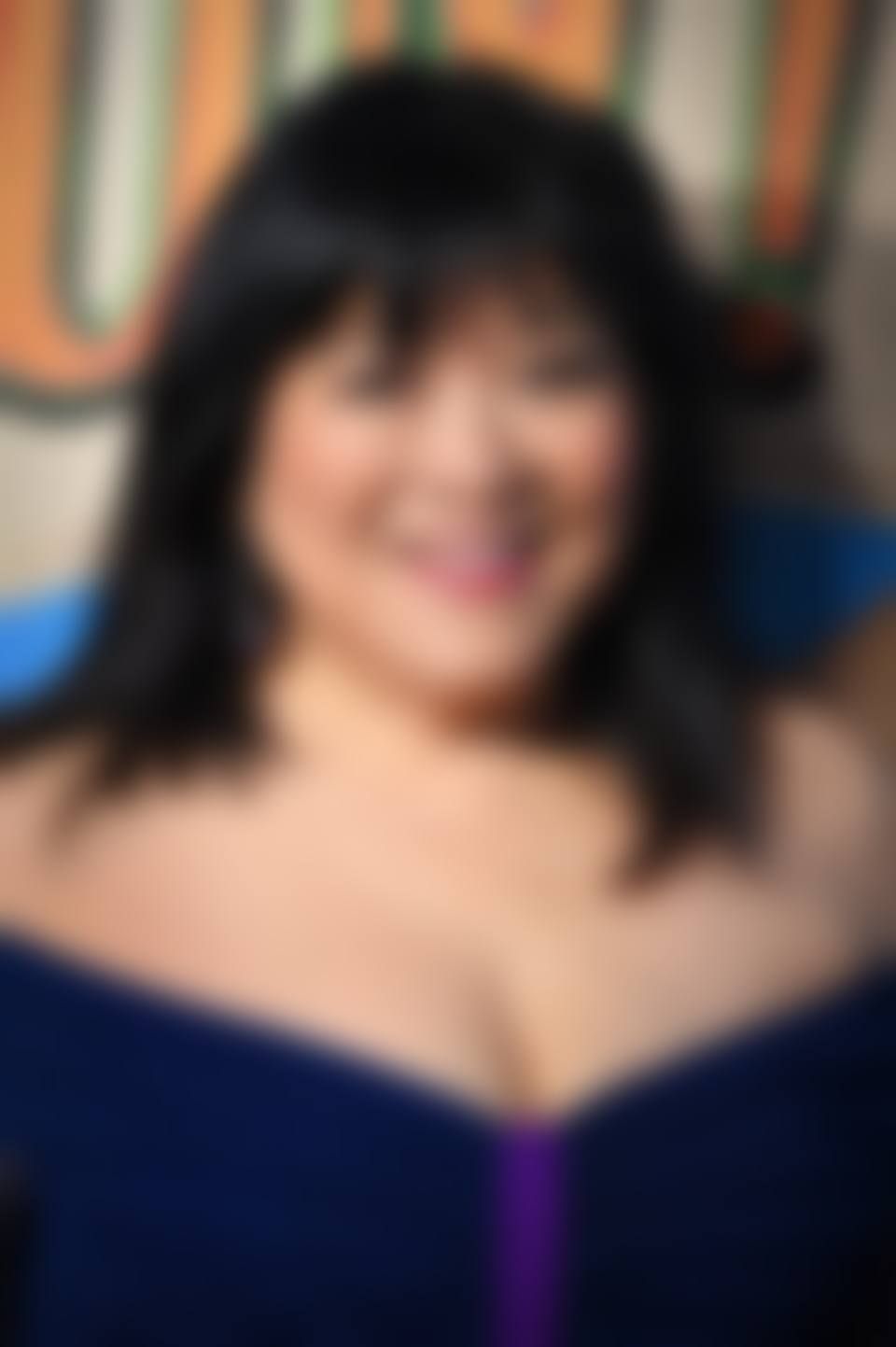 Ann Harada, blurred