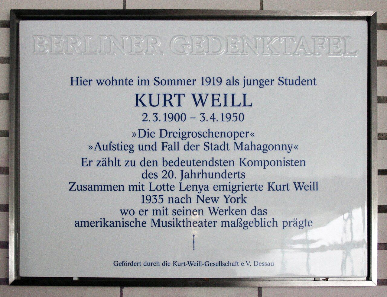 Kurt Weill